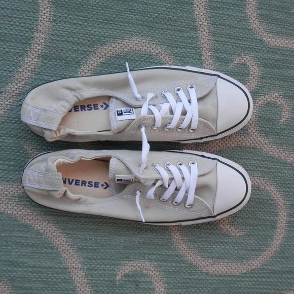 Converse Shoes - Converse All Star low to slip sneakers Size 11